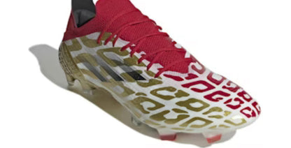 Adidas X Speedflow Mo Salah.1 FG 'White Gold Metallic Scarlet' GX3901
