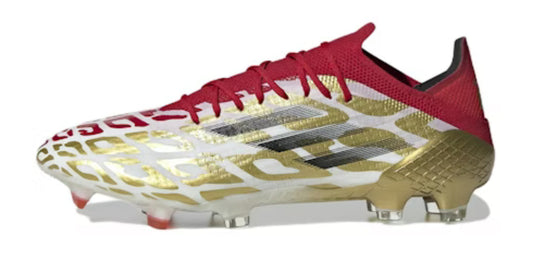 Adidas X Speedflow Mo Salah.1 FG 'White Gold Metallic Scarlet' GX3901