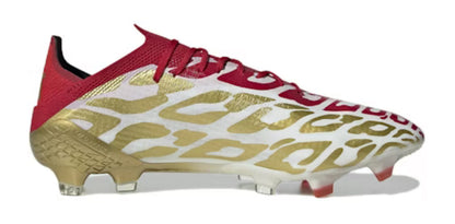 Adidas X Speedflow Mo Salah.1 FG 'White Gold Metallic Scarlet' GX3901