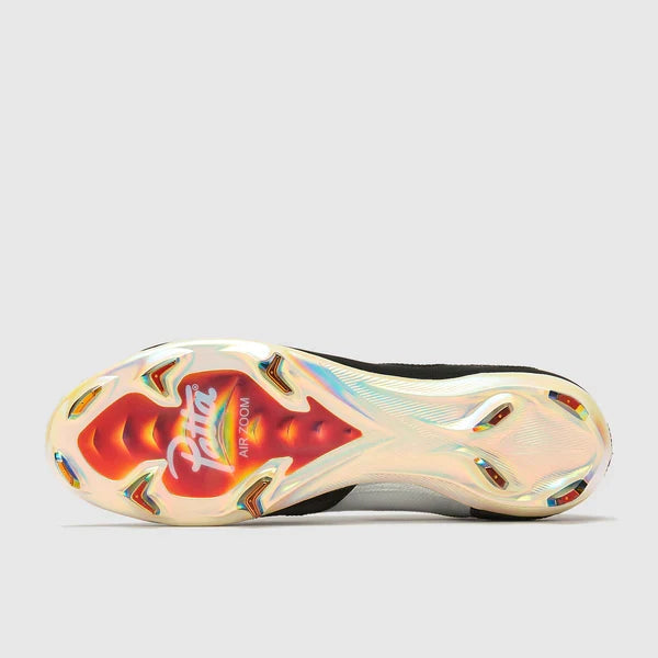 Mercurial Zoom Vapor 16 Elite x Patta FG Metallic Silver and Coconut Milk